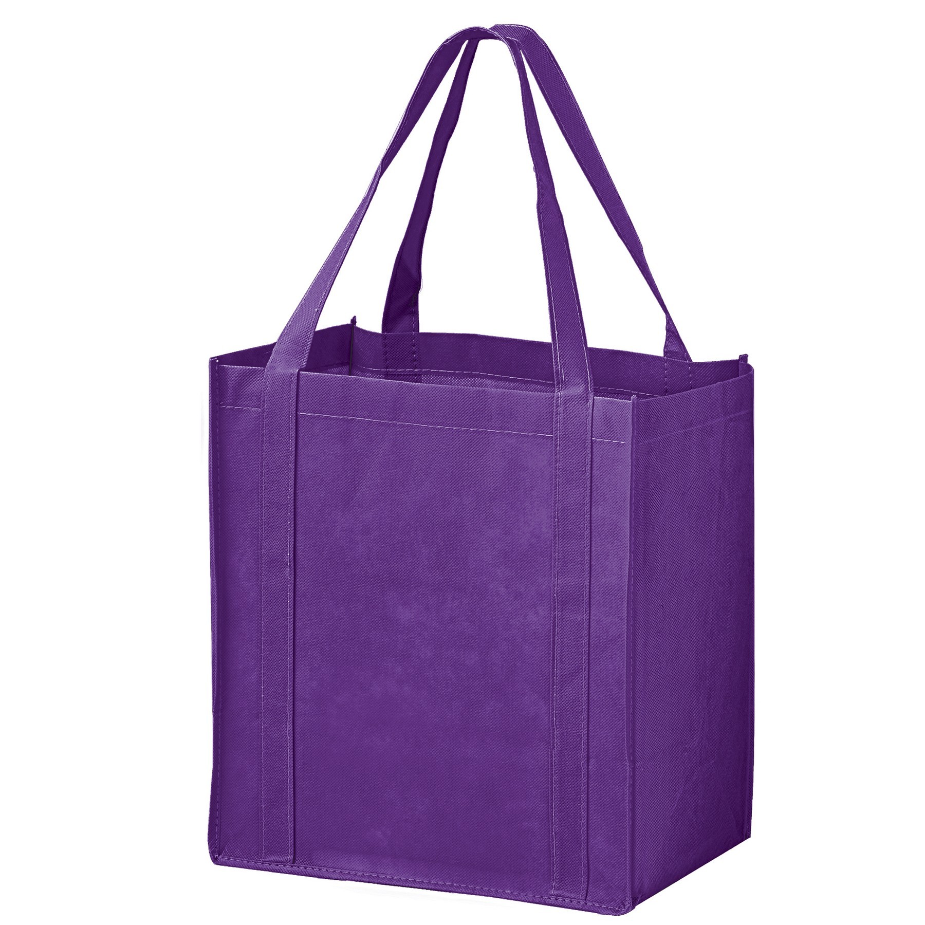 12" W x 13" H x 8" D Non-Woven Grocery Shopping Tote Bag 3