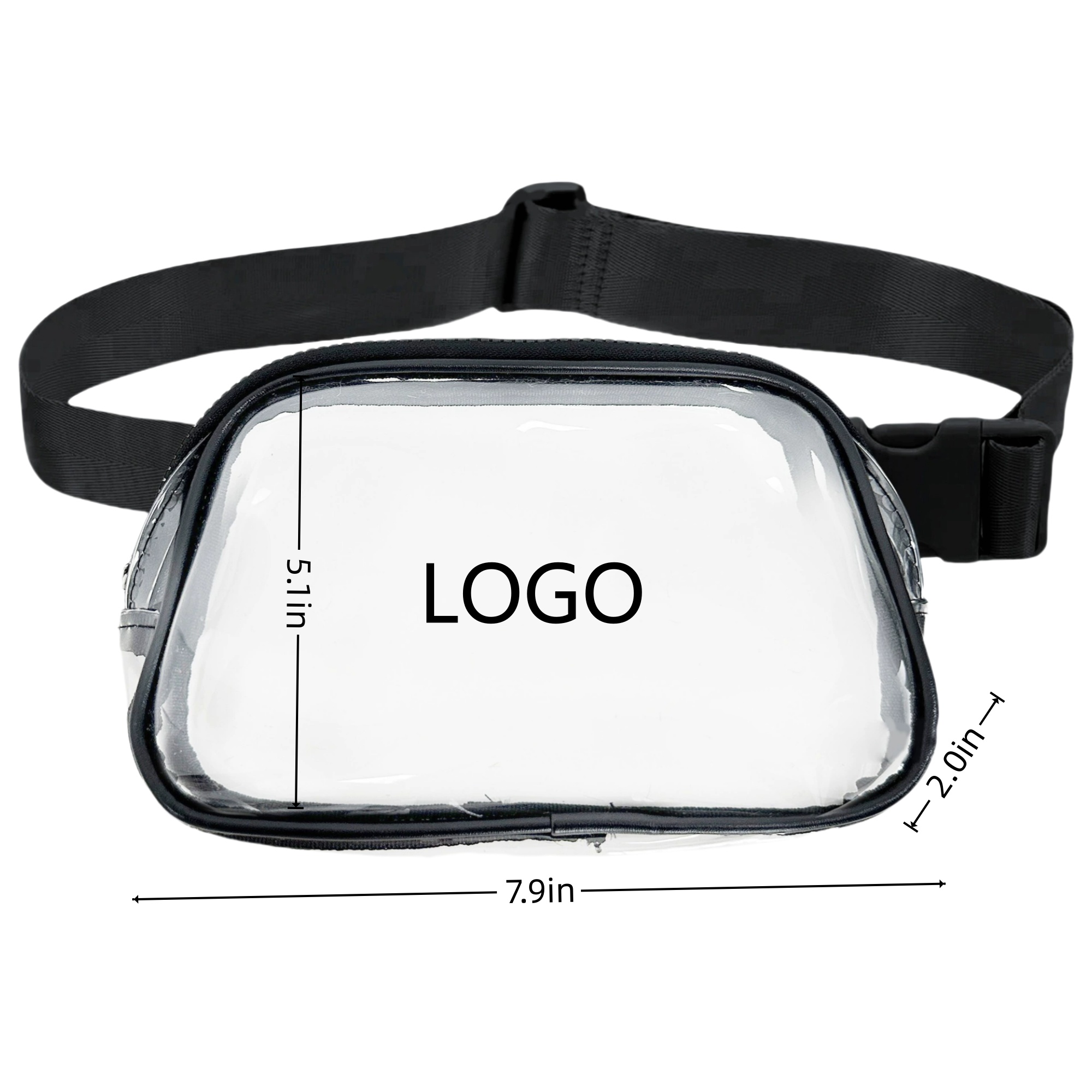 Adjustable Transparent Travel Waist Bag 2