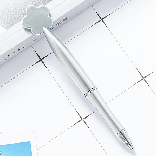 Branded flower shaped top pen 4