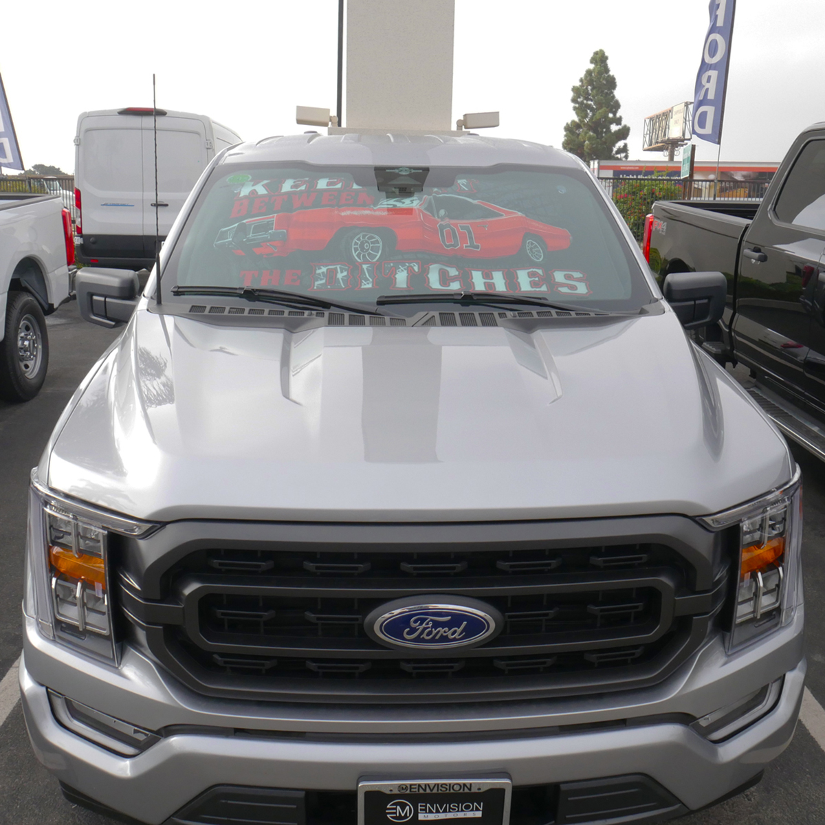 Custom Front Windshield Sun Shade (Extra Large Size) 1