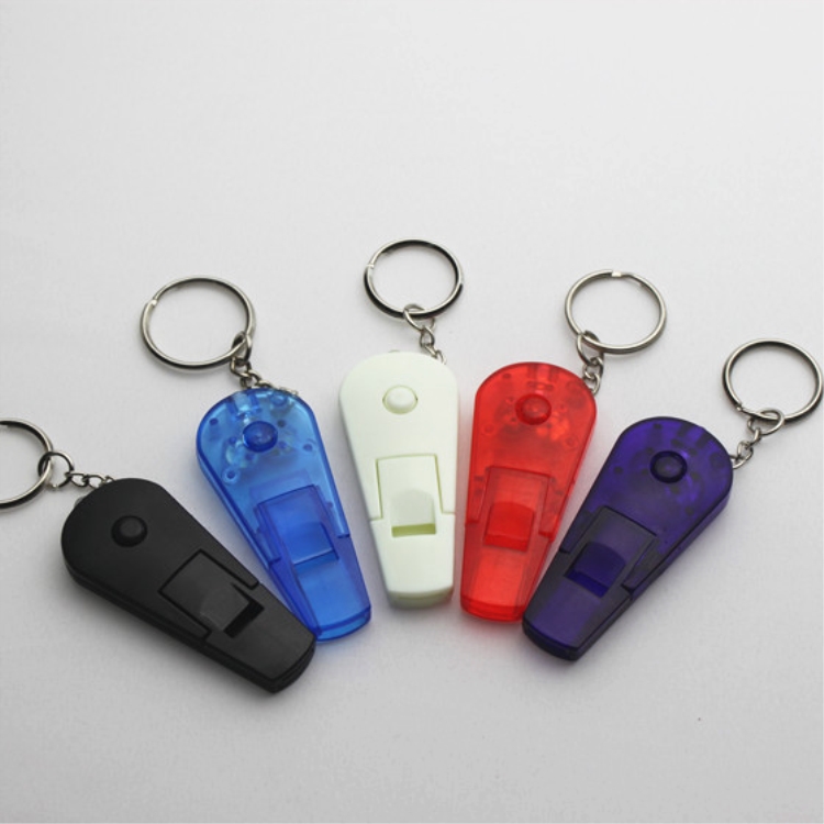 Custom Whistle Keychain w/ LED 2