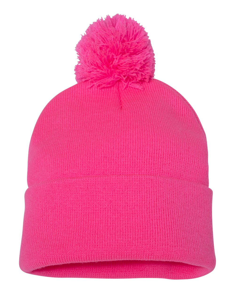 12" Pom-Pom Cuffed Beanie - SP15 87