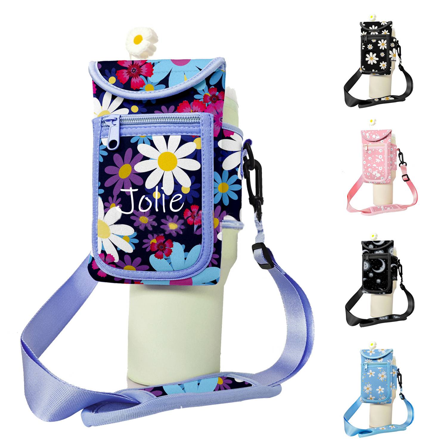 Drink Handler Bottle Cover W/ Strap 8