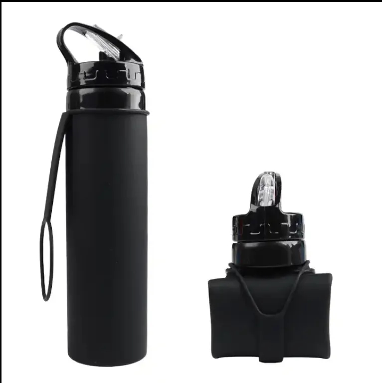 Silicone Foldable Water Bottle BPA Free 3