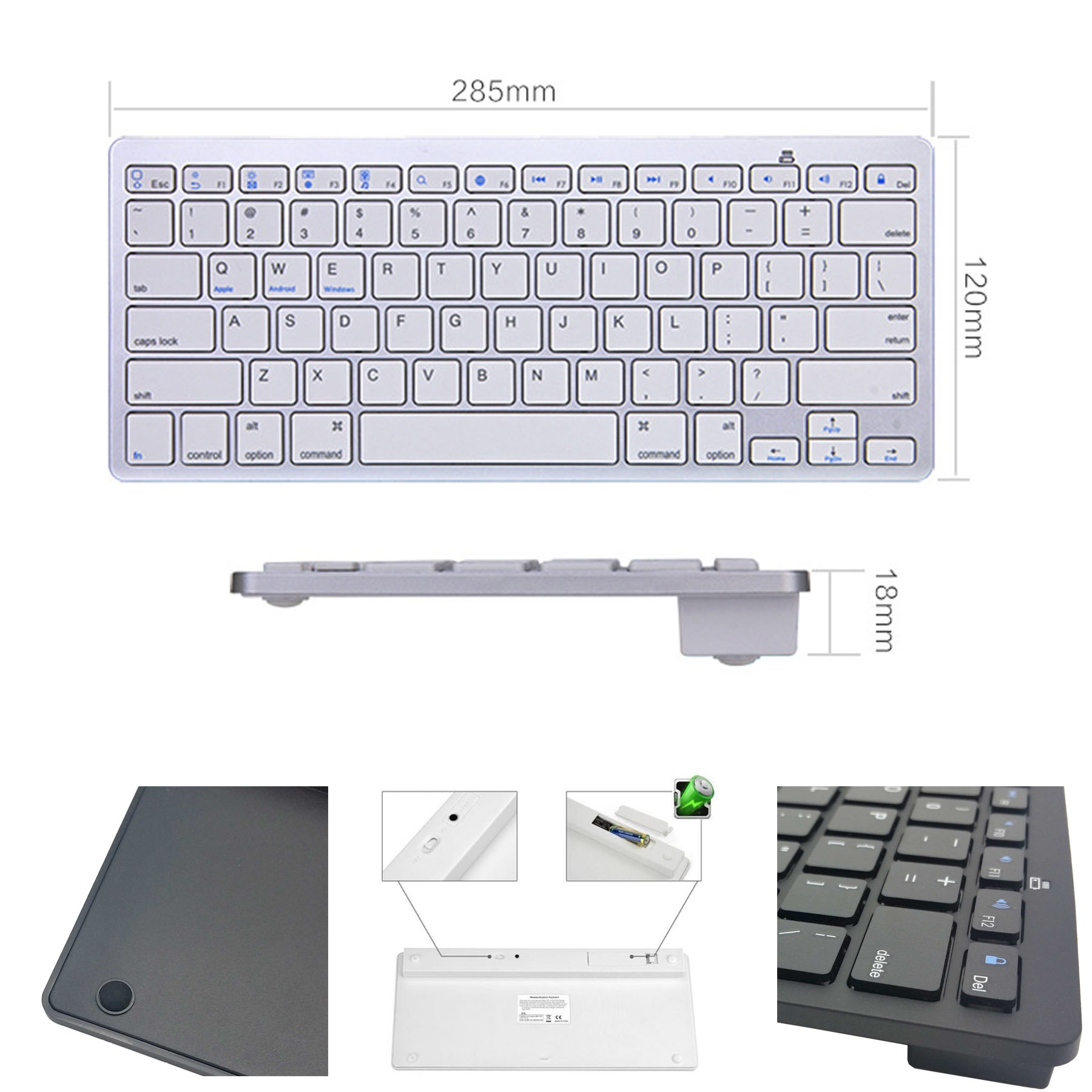 Wireless Keyboard Keys 2