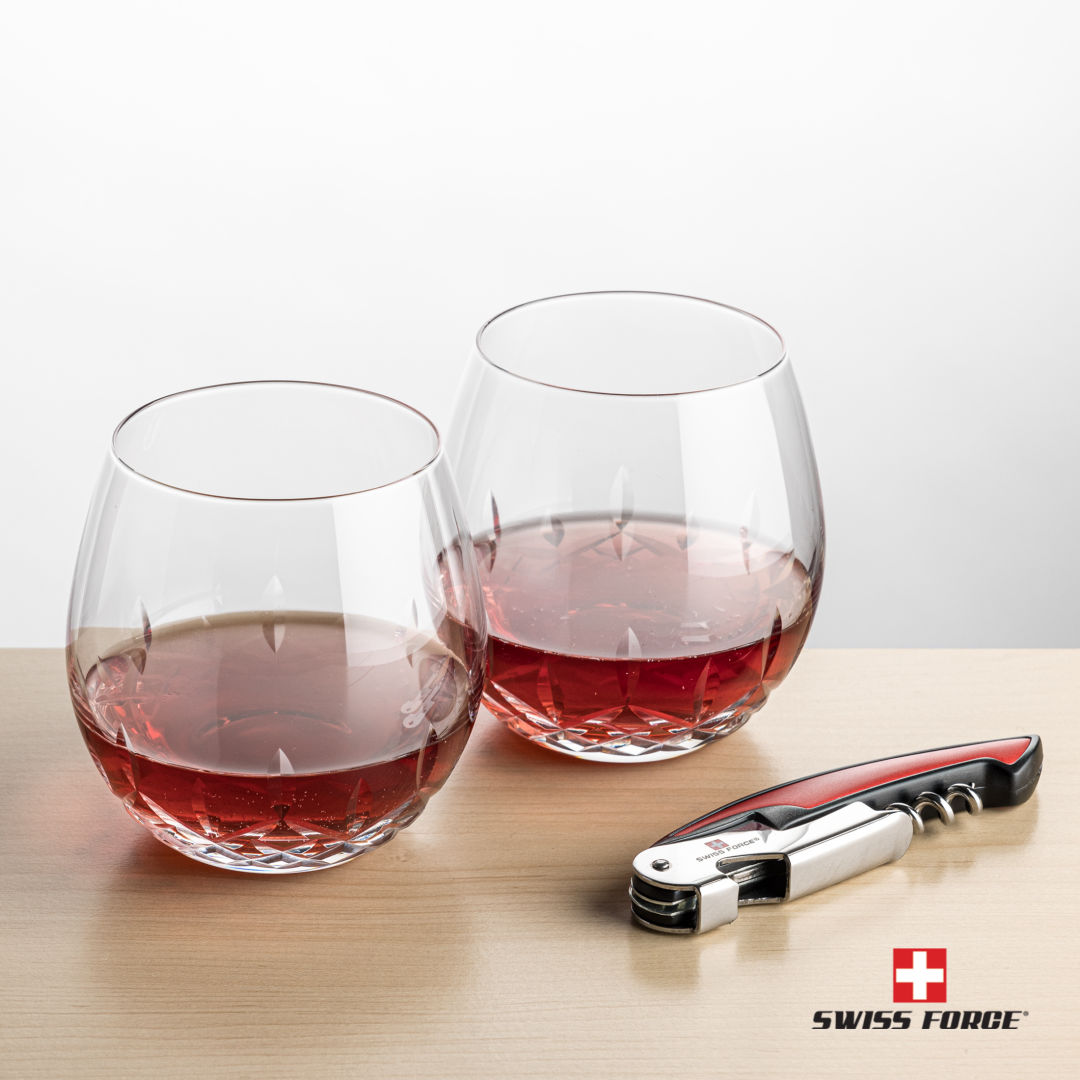 Swiss Force® Opener & Templeton Stemless Wine 6