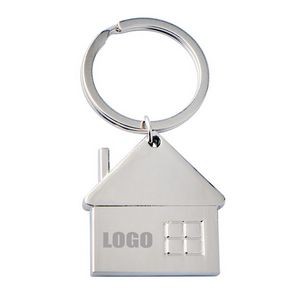 Charming Single Window House Shaped Keychain 12