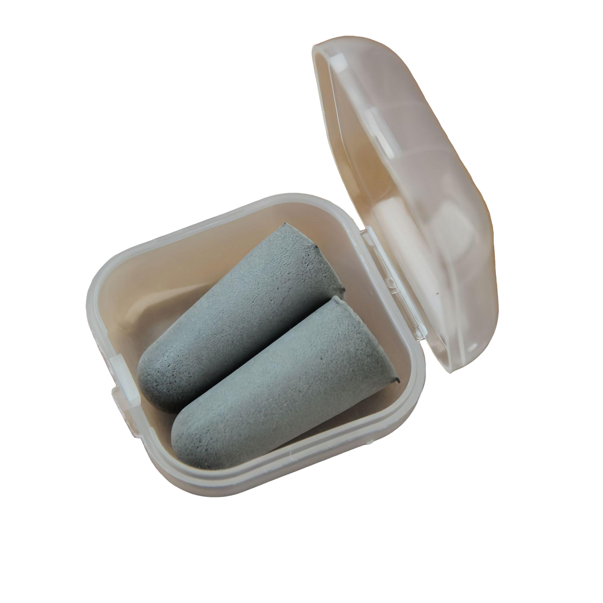 PU Foam Earplugs with Plastic Storage Case 2