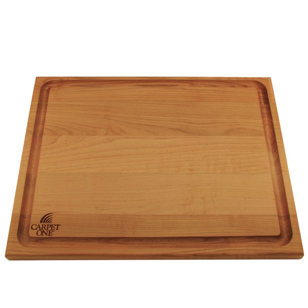 Wood Cutting Board with Juice or Crumb Groove, Large 1