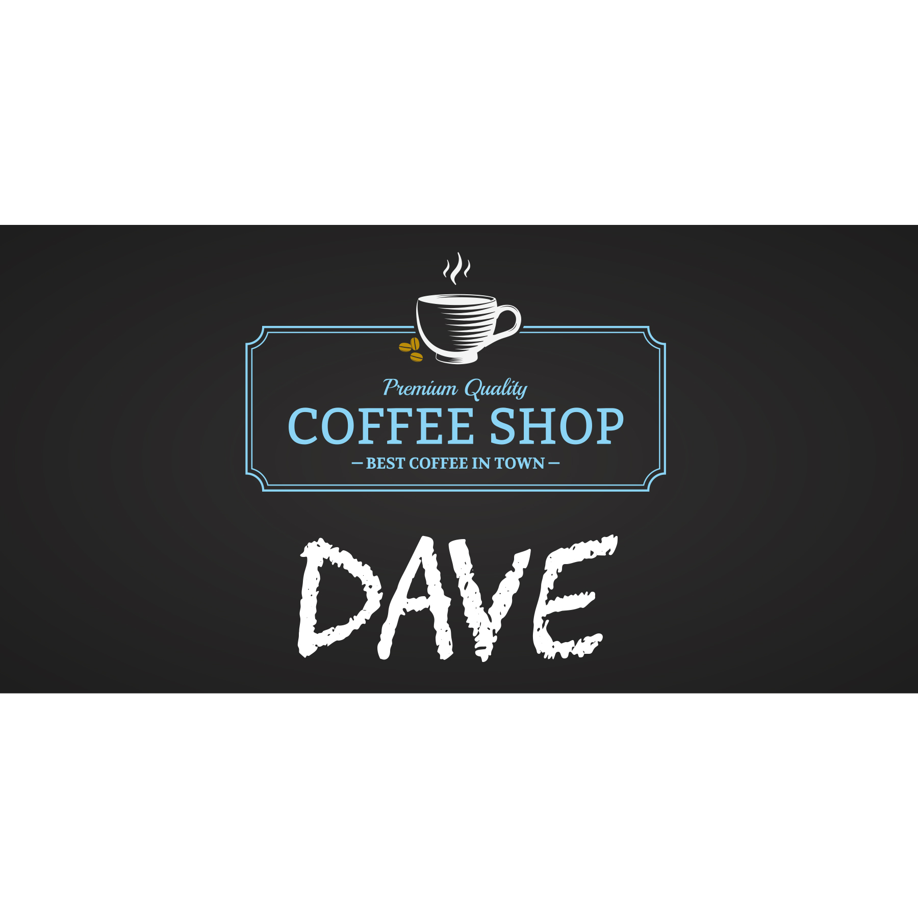 Sacramento Reusable Chalkboard Express Badge (Standard Size 3" x 1-1/2")