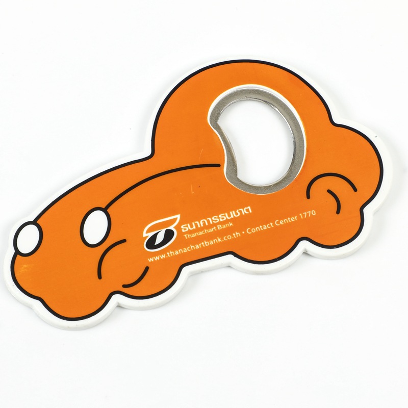 Car Shape Magnets Bottle Opener, custom magnet with logo imprint 3