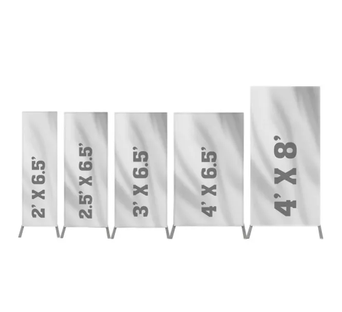 Economy Step and Repeat Banner Stand / Double Sided 2