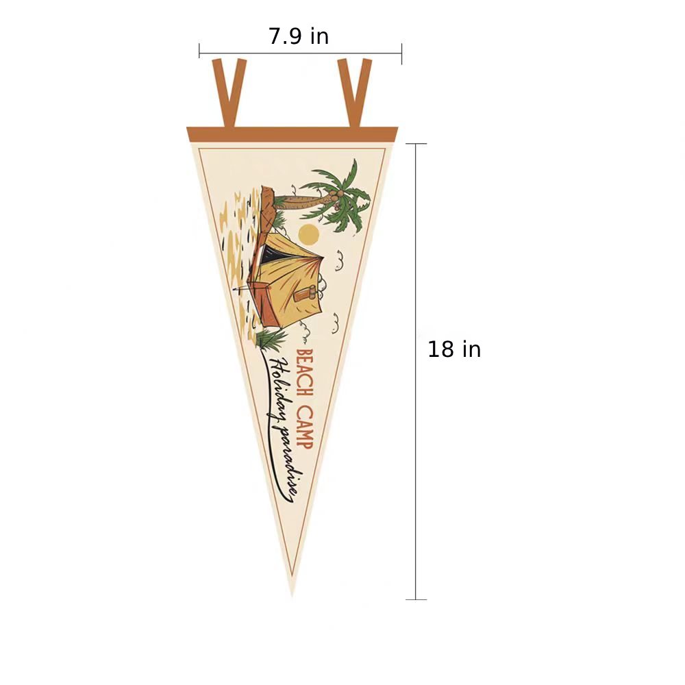 Colored Felt Pennant 2