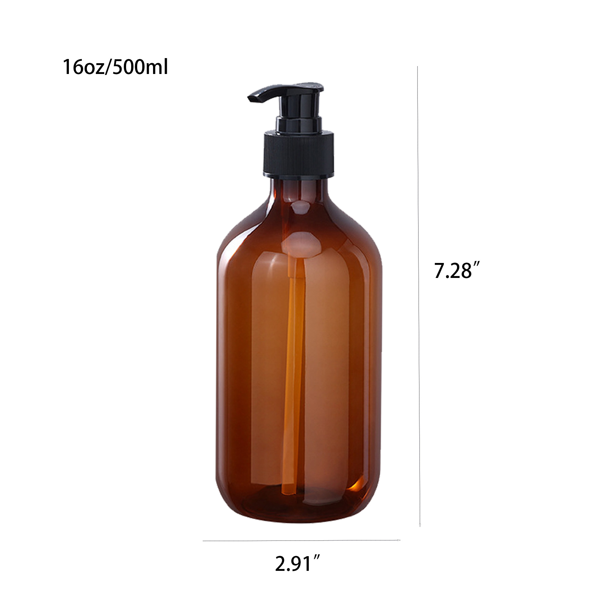 Empty Shampoo Pump Bottles 1