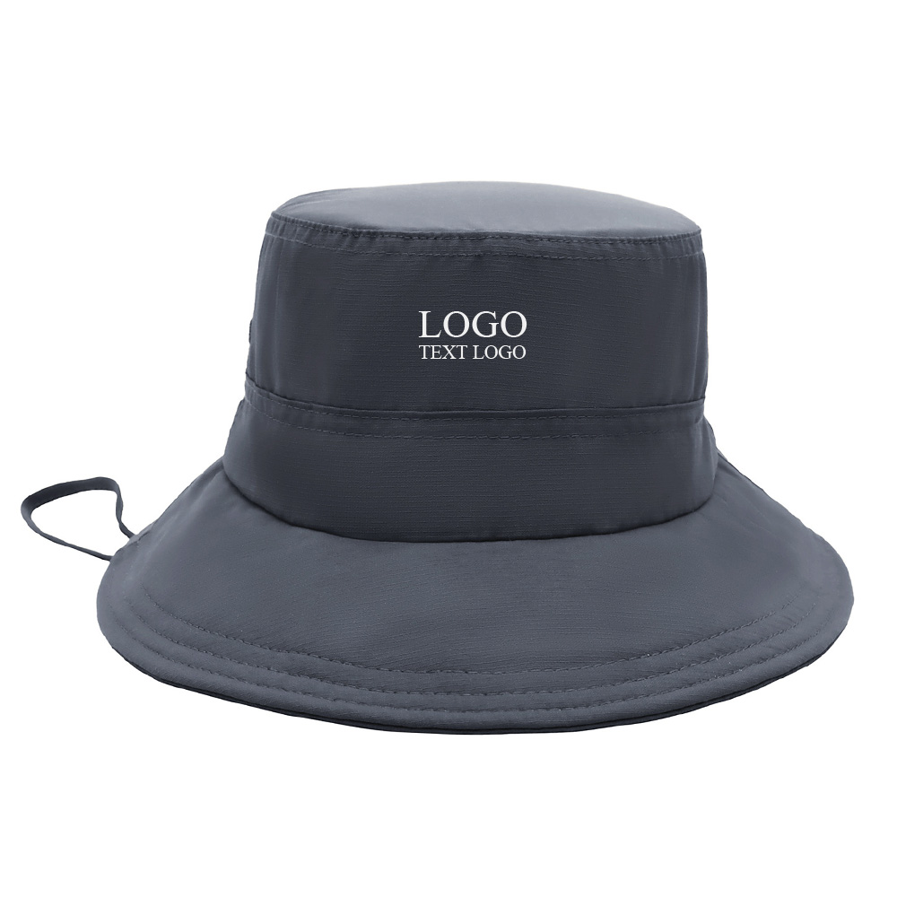 Foldable Breathable Custom Logo Bucket Hat 7