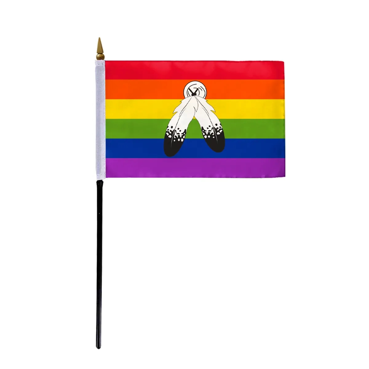 Two-Spirit Stick Flag 1