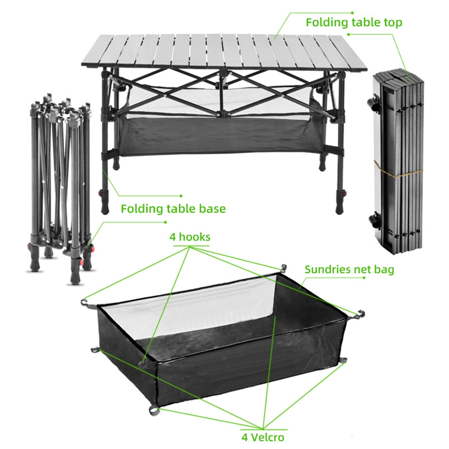Adjustable Height Camping Table 3
