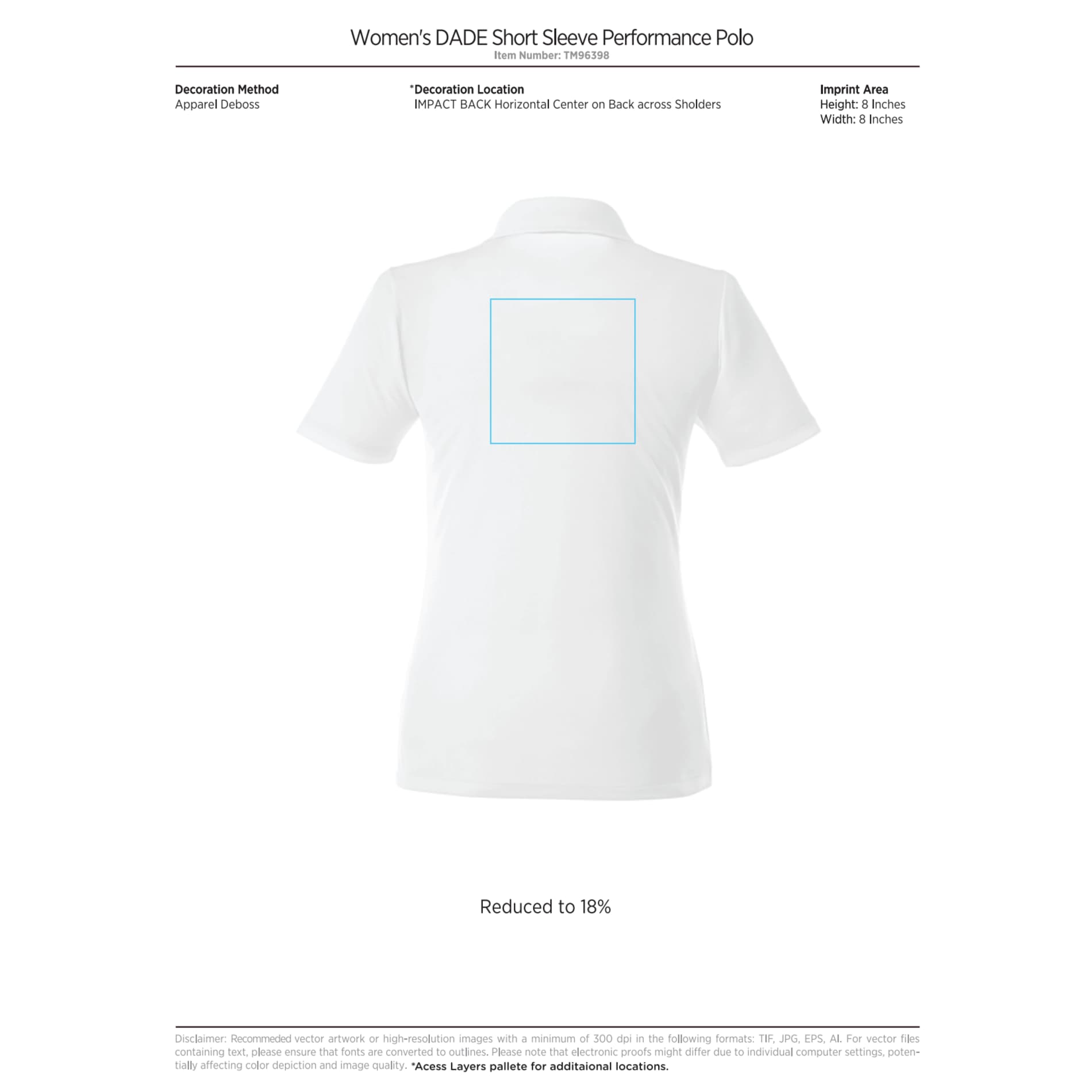 Women's DADE Short Sleeve Polo 695