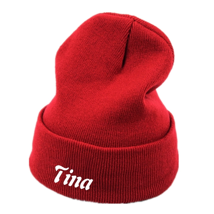 Winter Knit Beanie w/Patch 5