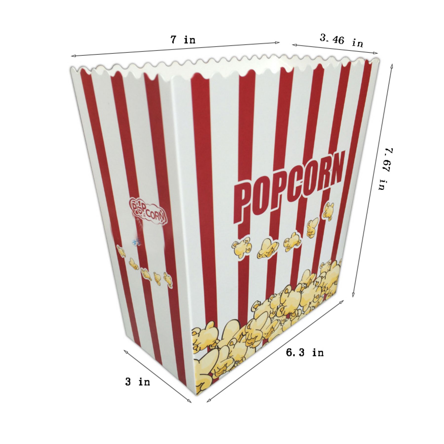 85oz Movie Theater Popcorn Box 2