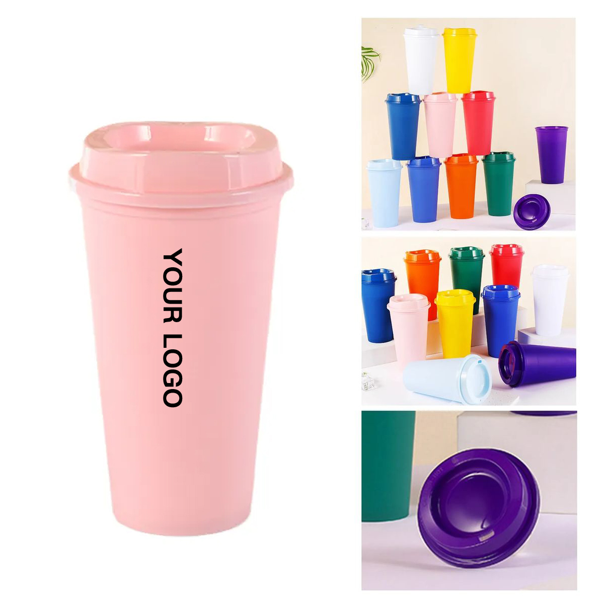 Durable Plastic Coffee Cup for Outdoor Use 8