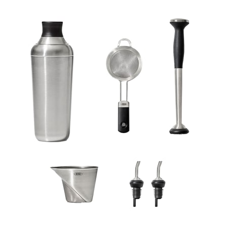 OXO Steel 6-piece Barware Set 4