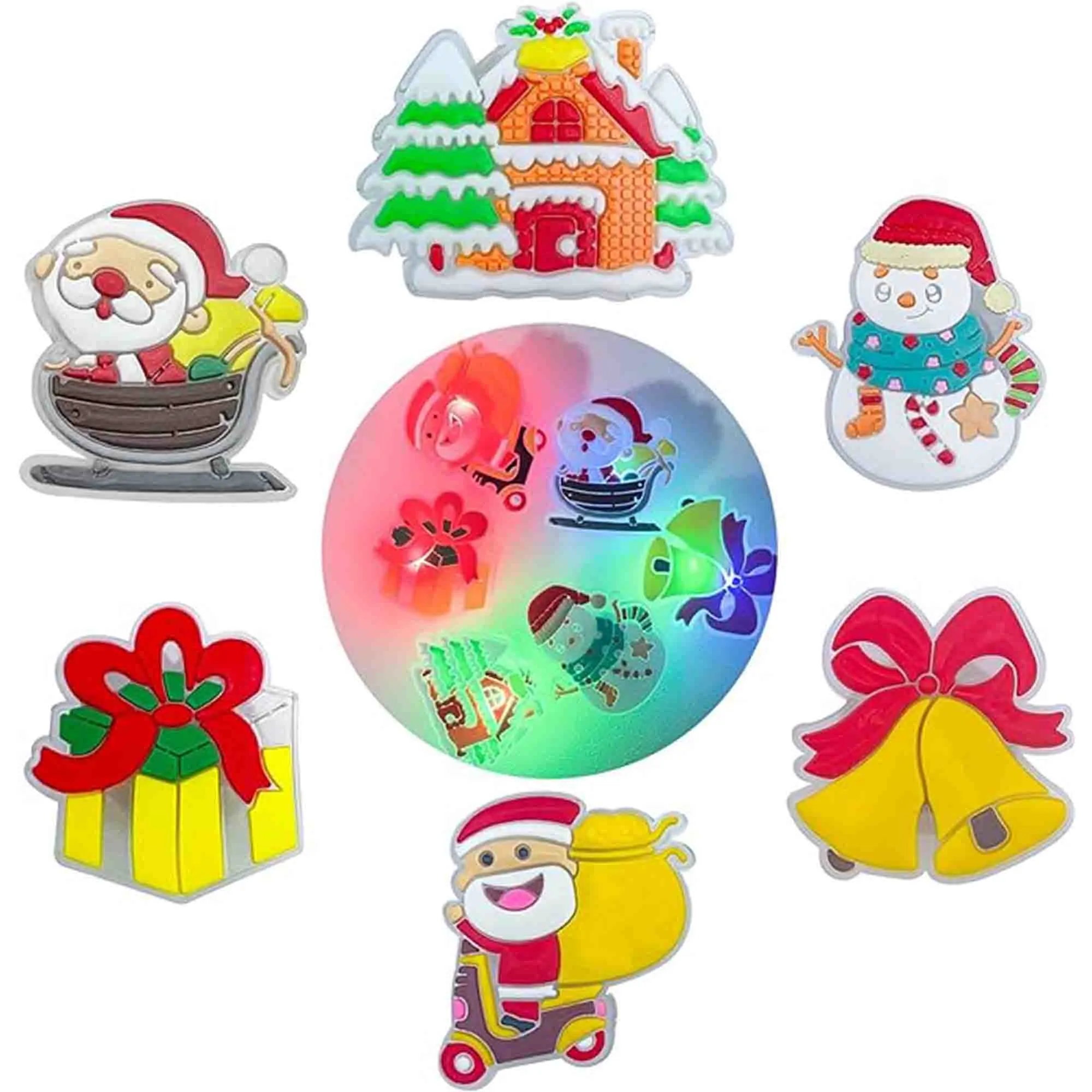 Light up Christmas Shoe Charms 2