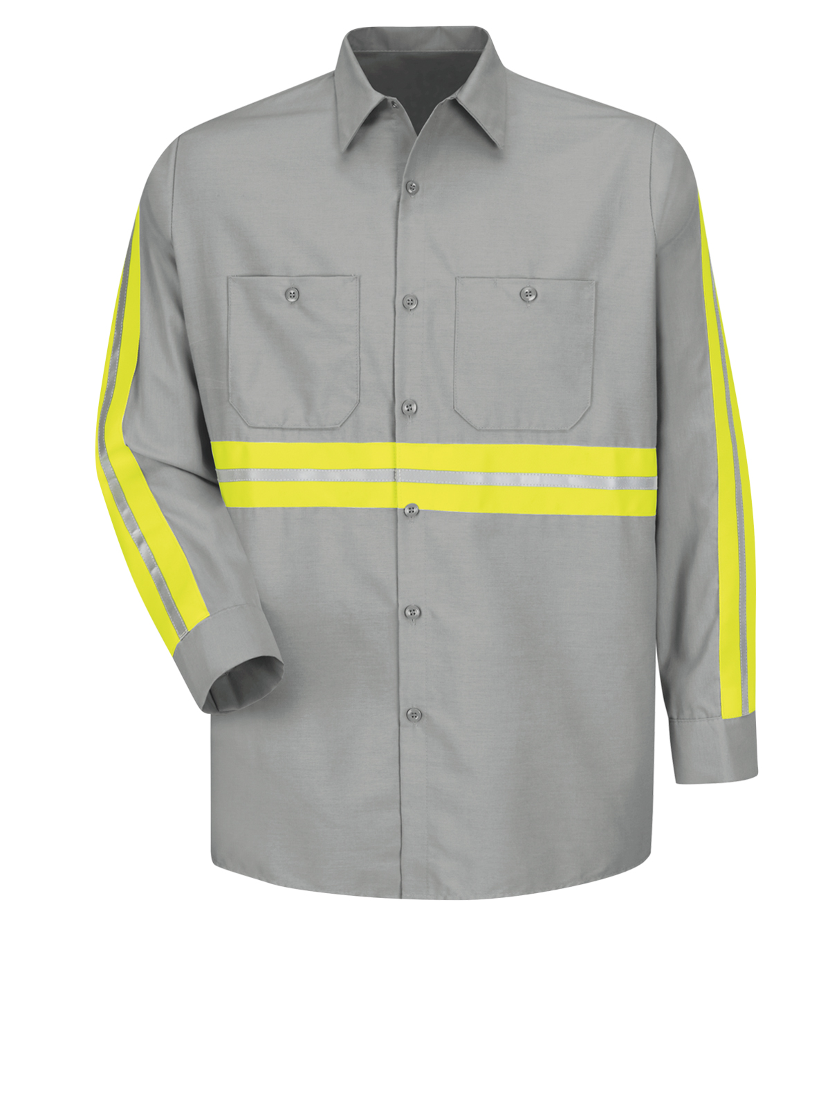 Red Kap Shirts -  Men's Long Sleeve Industrial Work Shirt 6