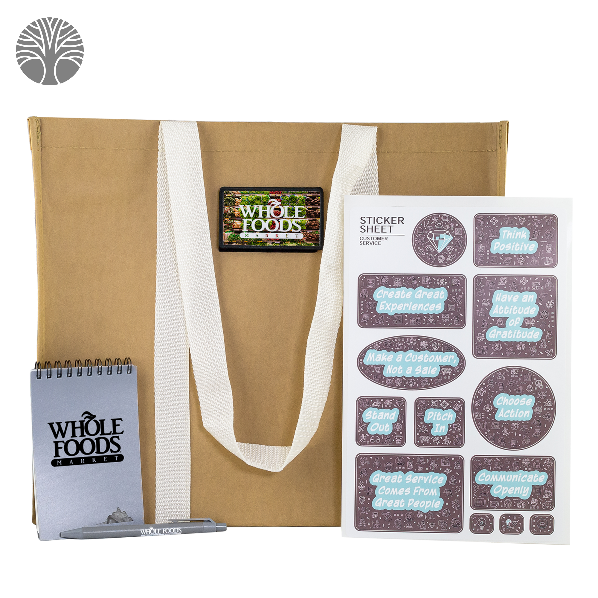 Sustainable Tote, Stone Paper Notebook & Recycled Pen Gift Set 2