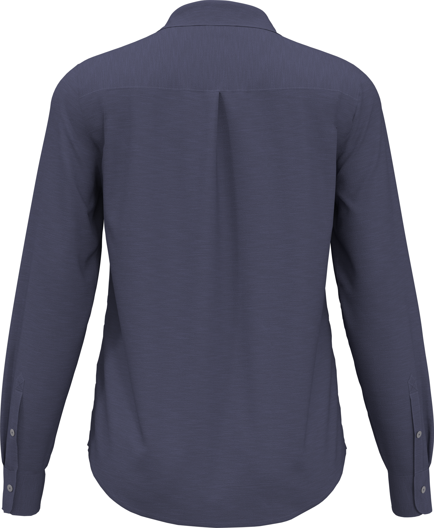 Heather Woven Long Sleeve Button Down Shirt 4
