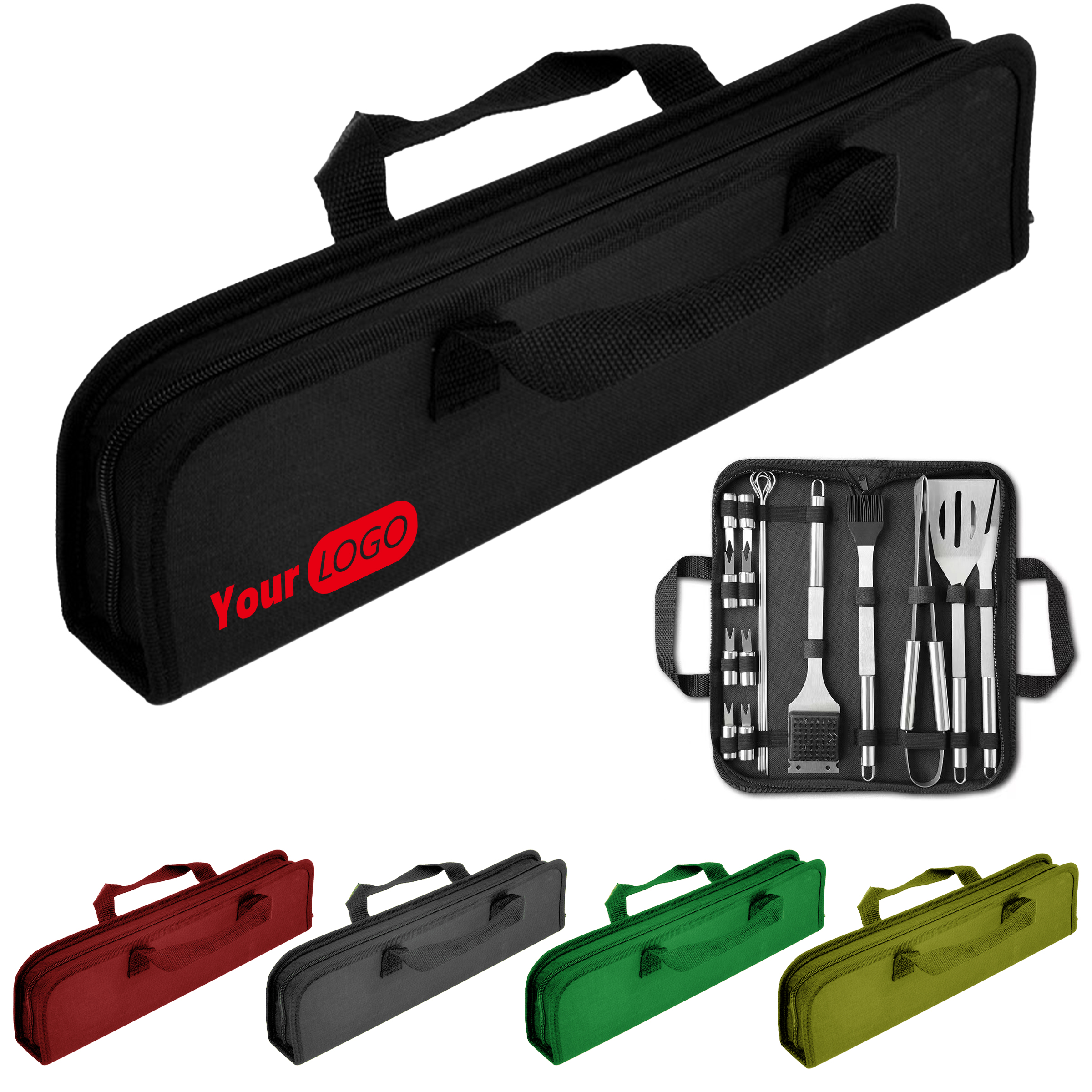 Stainless Steel 18-Piece Grill Master Set 2