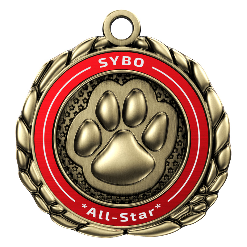 Express Vibraprint™ Paw Quali-Craft Medallion (2-1/2") 6