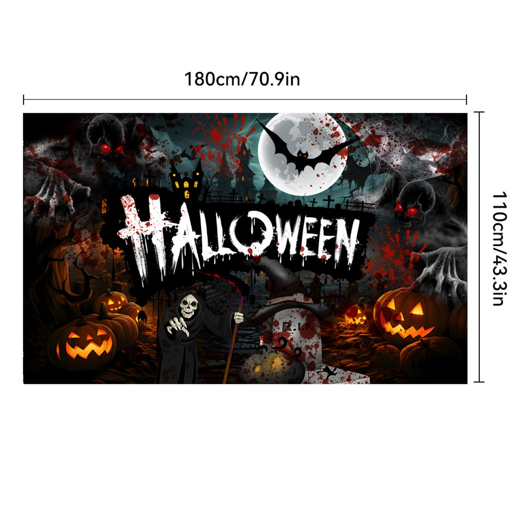 43" x71" Festive Decoration Banner 4