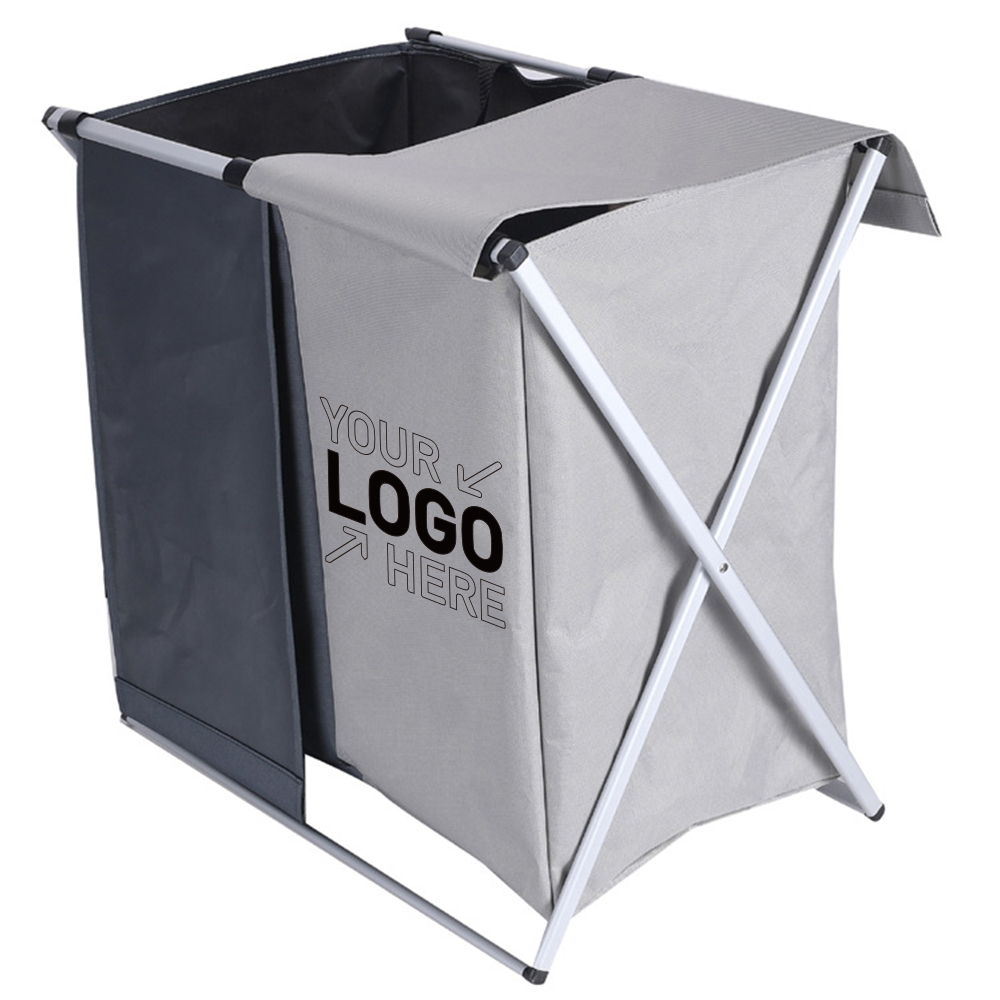135L Laundry Cloth Hamper Sorter Basket Bag 7