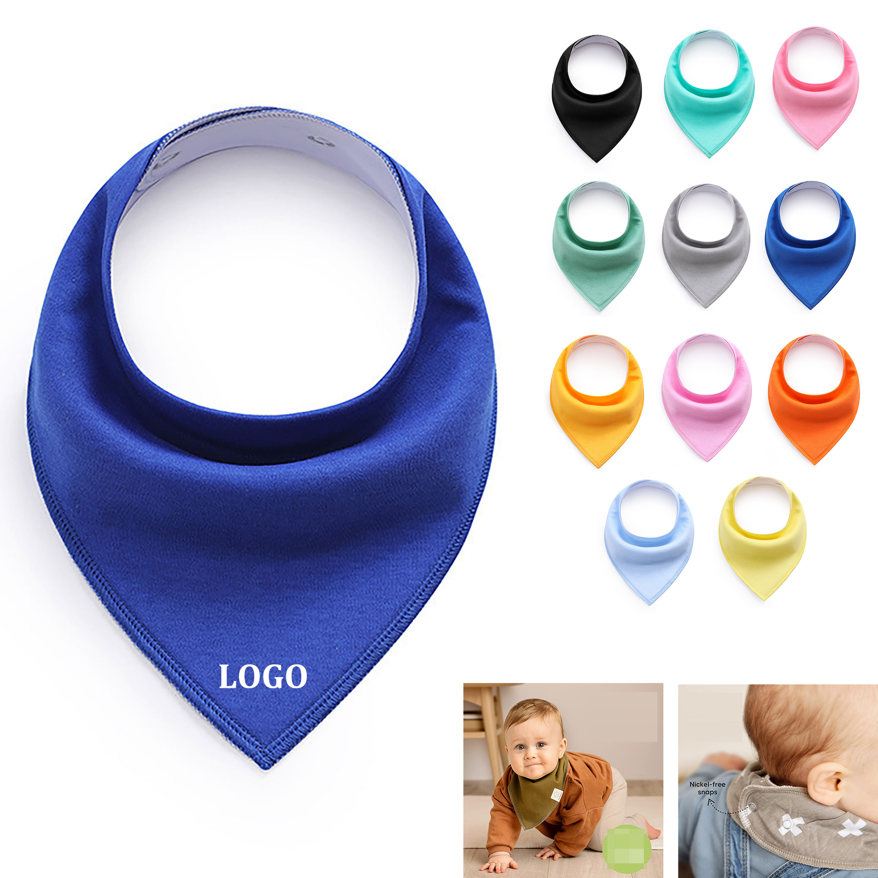 Organic Baby Bandana Bibs 10