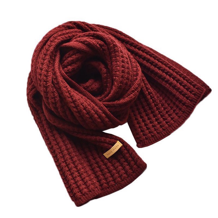 Houndstooth Double-Knit Scarf 5