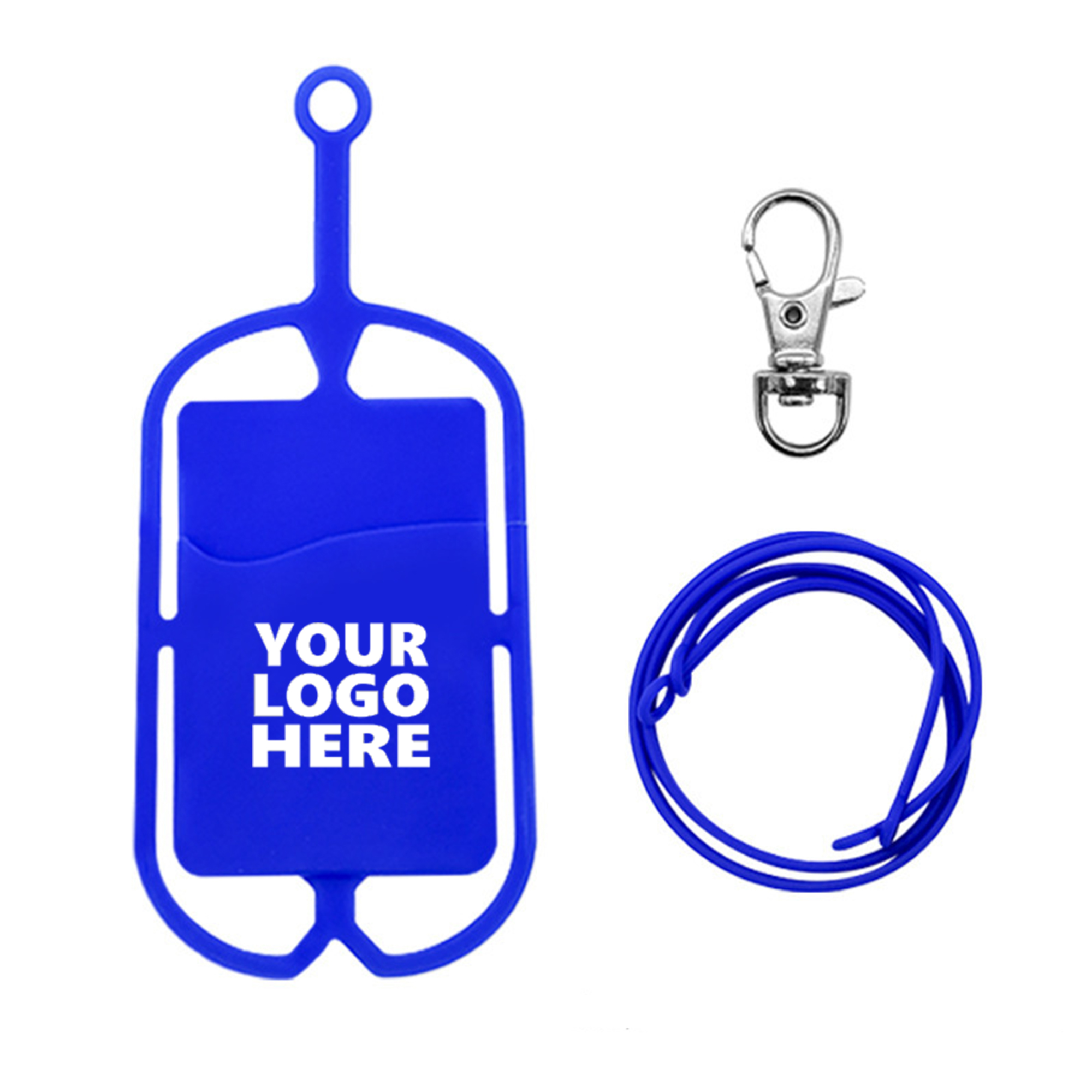 Multi-Functional Silicone Phone Case Cardholder With Lanyard 1