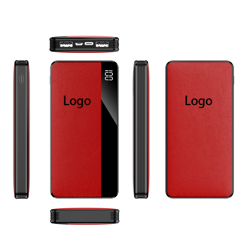 Fast Charging Power Bank w/Leather Cover 4