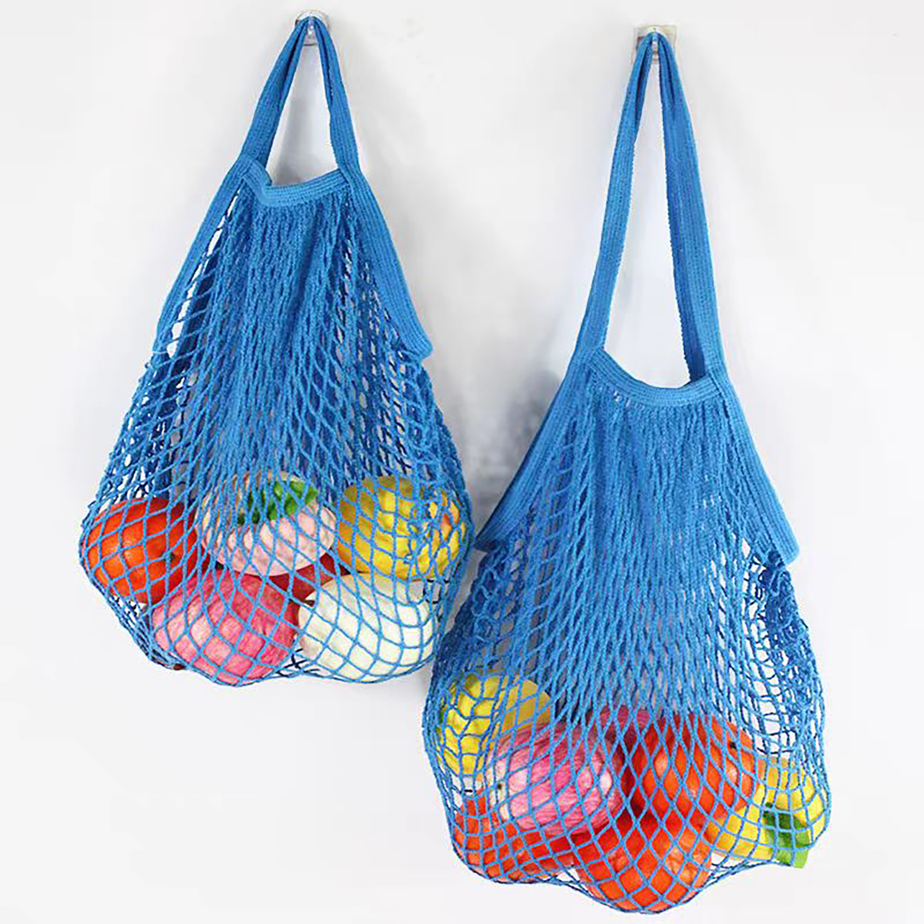 Reusable Mesh Washable Cotton Rope Shopping Bag 6