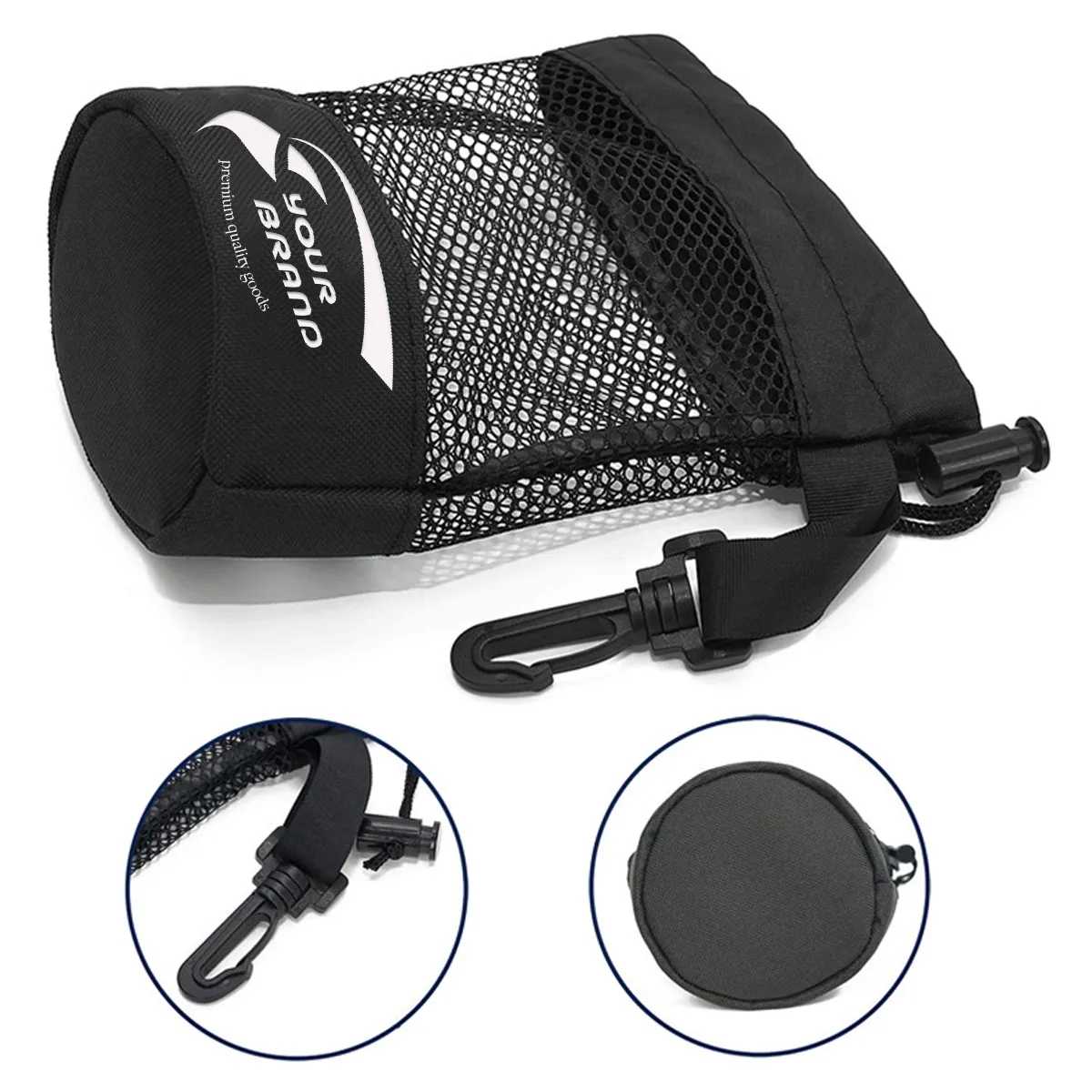 Versatile Golf Ball Carrying Bag with Drawstring Closure 5