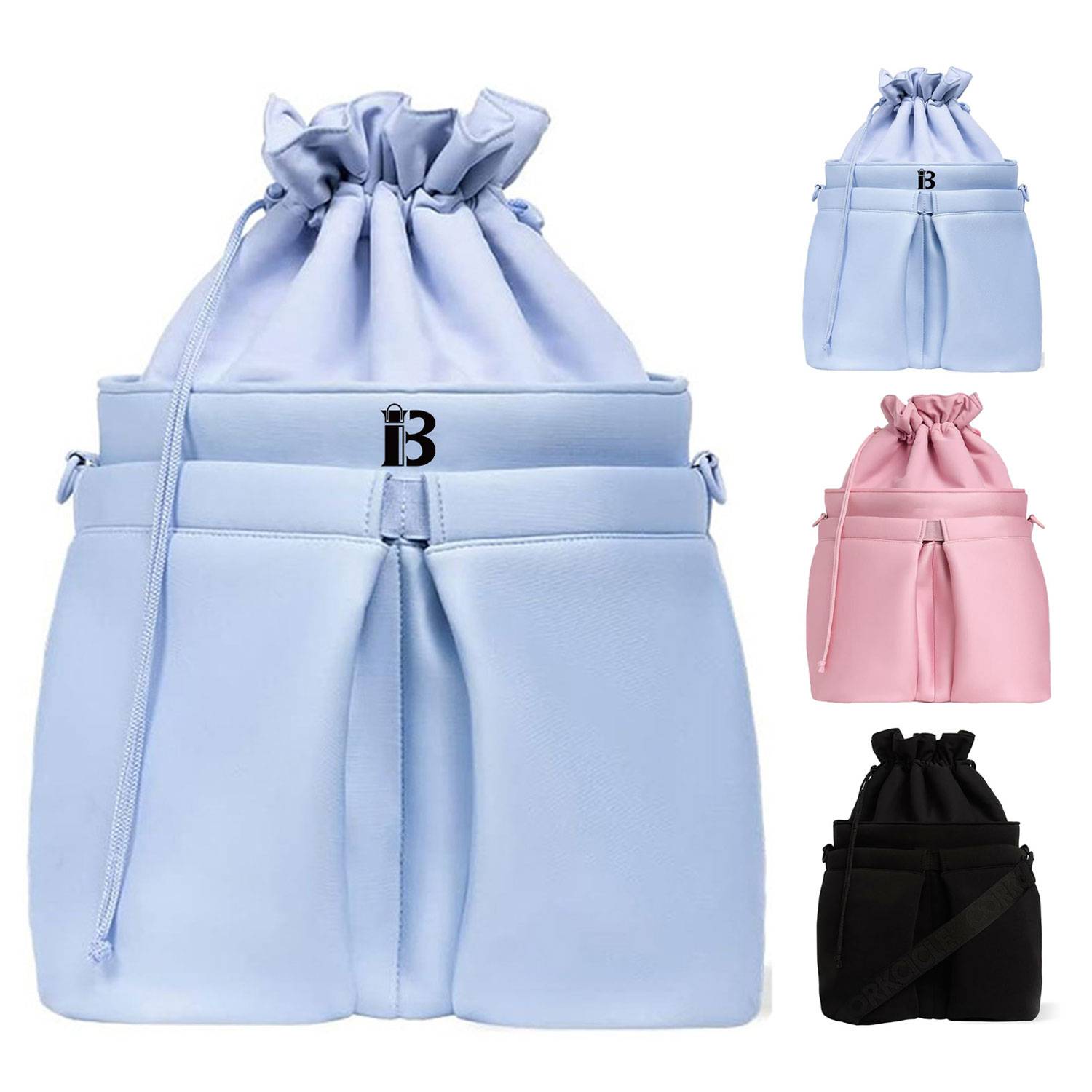 Neoprene Drawstring Beverage Cooler Bag 10