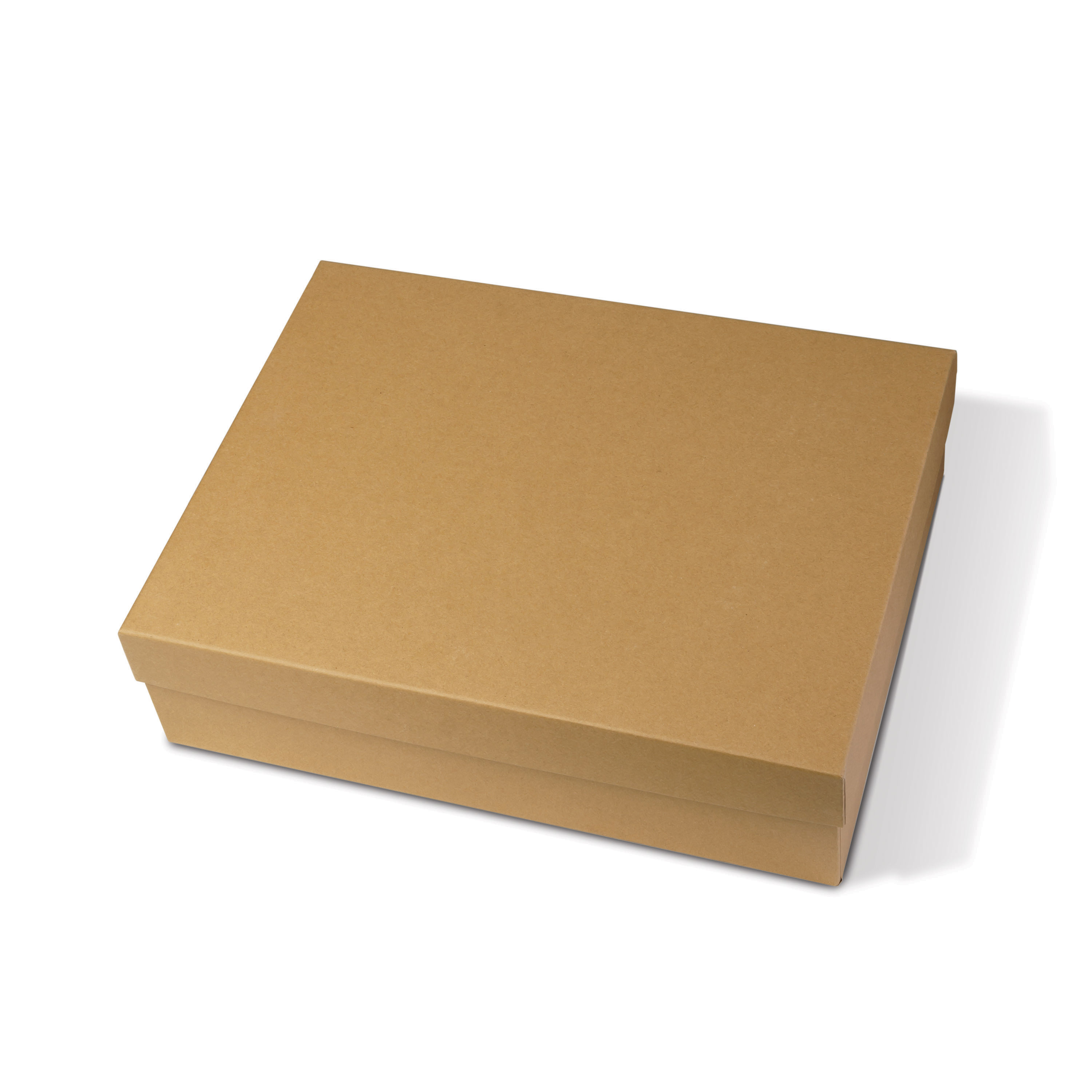 2-piece eco gift box with recycled crinkle paper