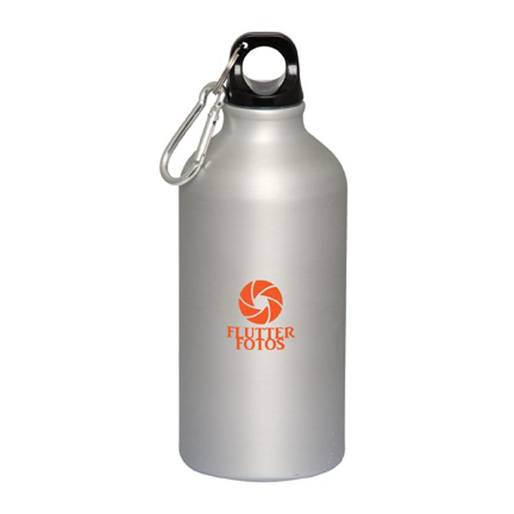 Duhrbray 500 Ml. (17 Fl. Oz.) Matte Finish Aluminum Bottle, custom water bottle with logo imprint 7