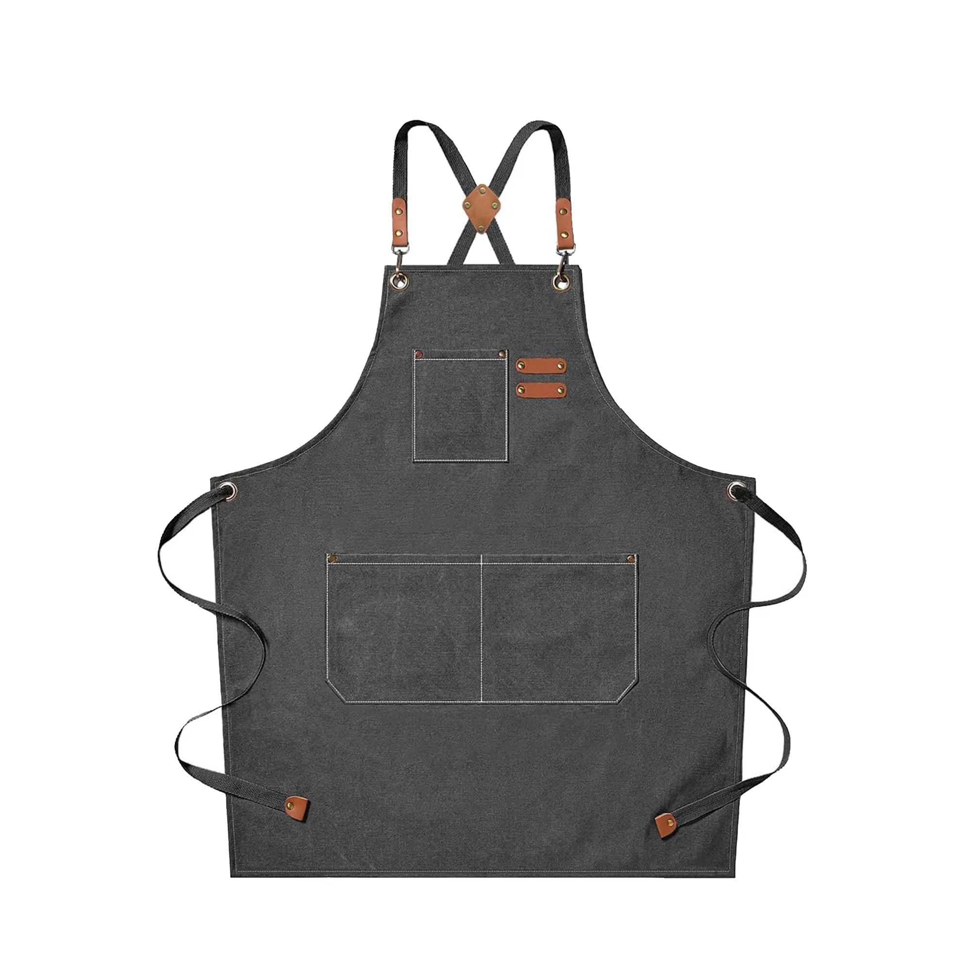 Chef Aprons for Men Women with Large Pockets 14