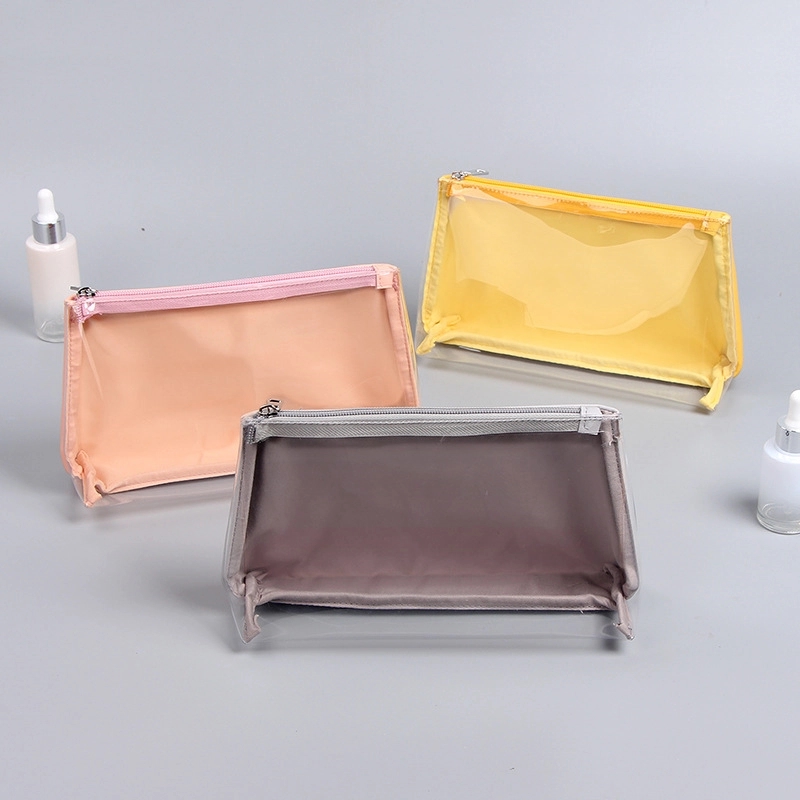 Transparent PVC Travel Makeup Pouch & Cosmetic Toiletry Bag 4