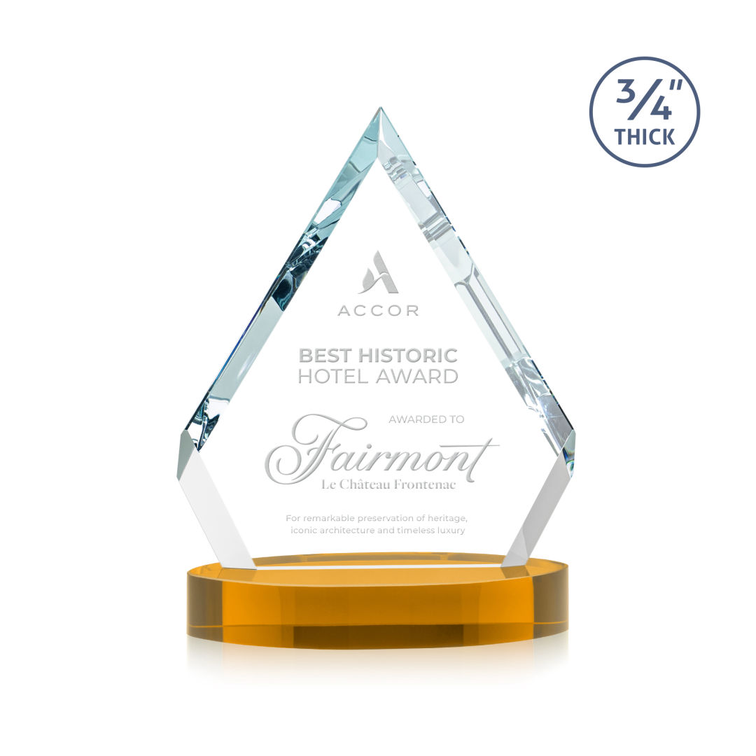 Apex Award on Alberton Base - Amber 4