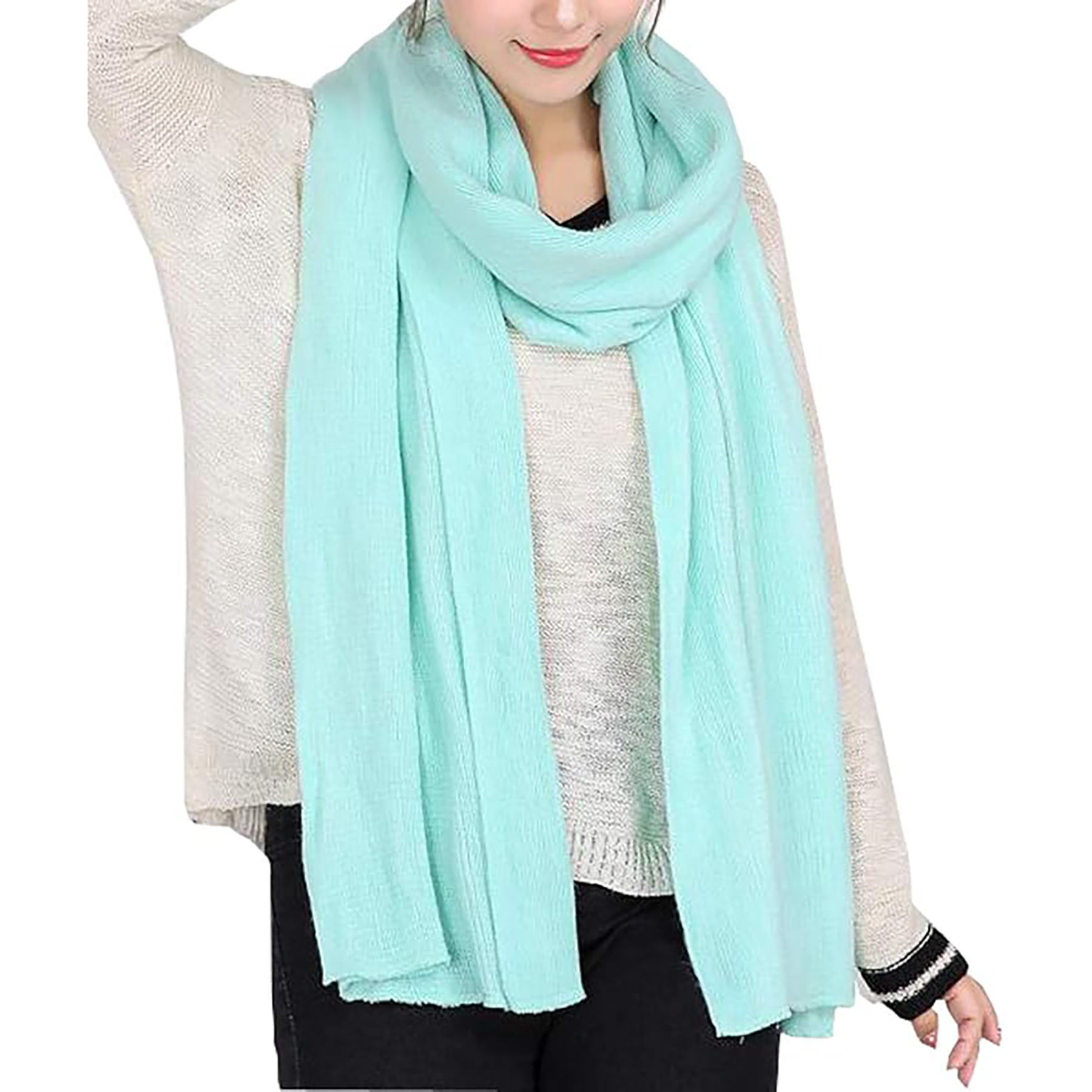 Women's Winter Warm Shawl Large Scarf 10