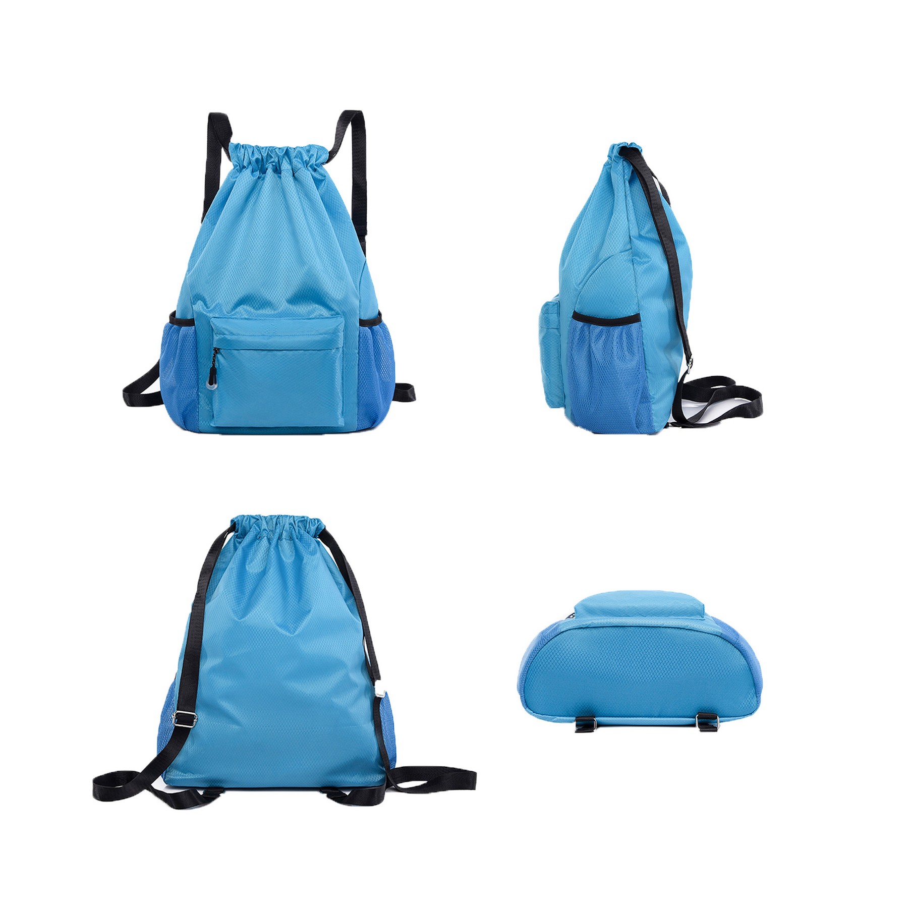 Drawstring Backpack With Waterproof Pockets 5