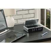 UV Sanitizer Desk Clock with Wireless Charging 59