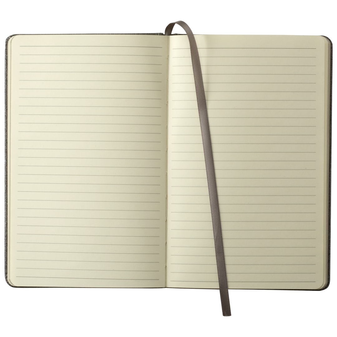 FSC® Mix 5.5" x 8.5" Heathered Hard Bound Journal 37